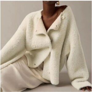 J Crew Collection Oversized Double -Faced Wool Blend Jacket XS NWOT